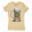 Save Water And Have Sarakku Women's T-Shirt in Solid Banana Cream Color